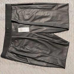 BCBG Faux Leather Leggings 