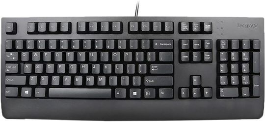 Lenovo Preferred Pro II Wired External USB Keyboard ( 4X30M86879) Factory Sealed Retail Product For USA, black