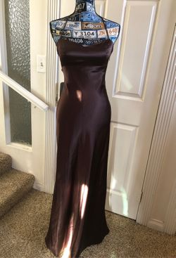 Satin dress size small