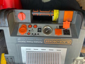 BLACK+DECKER Portable Power Station / Jump Starter + Air Compressor