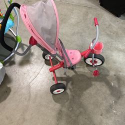 Pink Radio Flyer 4 In 1 Stroll N Trike
