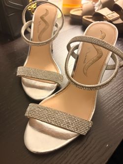 Silver Nina Sanchia Heels
