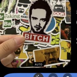 50 Piece Vinyl Stickers Breaking Bad 