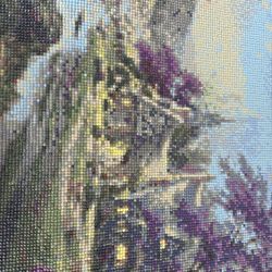 House By Creek Diamond Dot Picture 