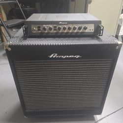 Ampeg PF-800 Bass Head + PF-210HE Portaflex 450-Watt 2x10" Bass Cabinet