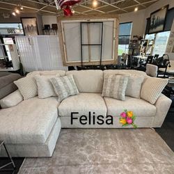 Chessington 2-Piece Sectional with Chaise 💐 $39 Down Payment 