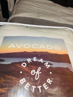 Brand New Avocado Down Mattress Topper Queen