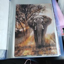 Elephant Diamond Art