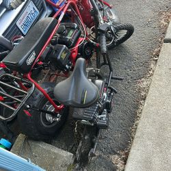  Mini Bikes   RED ONE WAS SOLD  Black One Still Available 