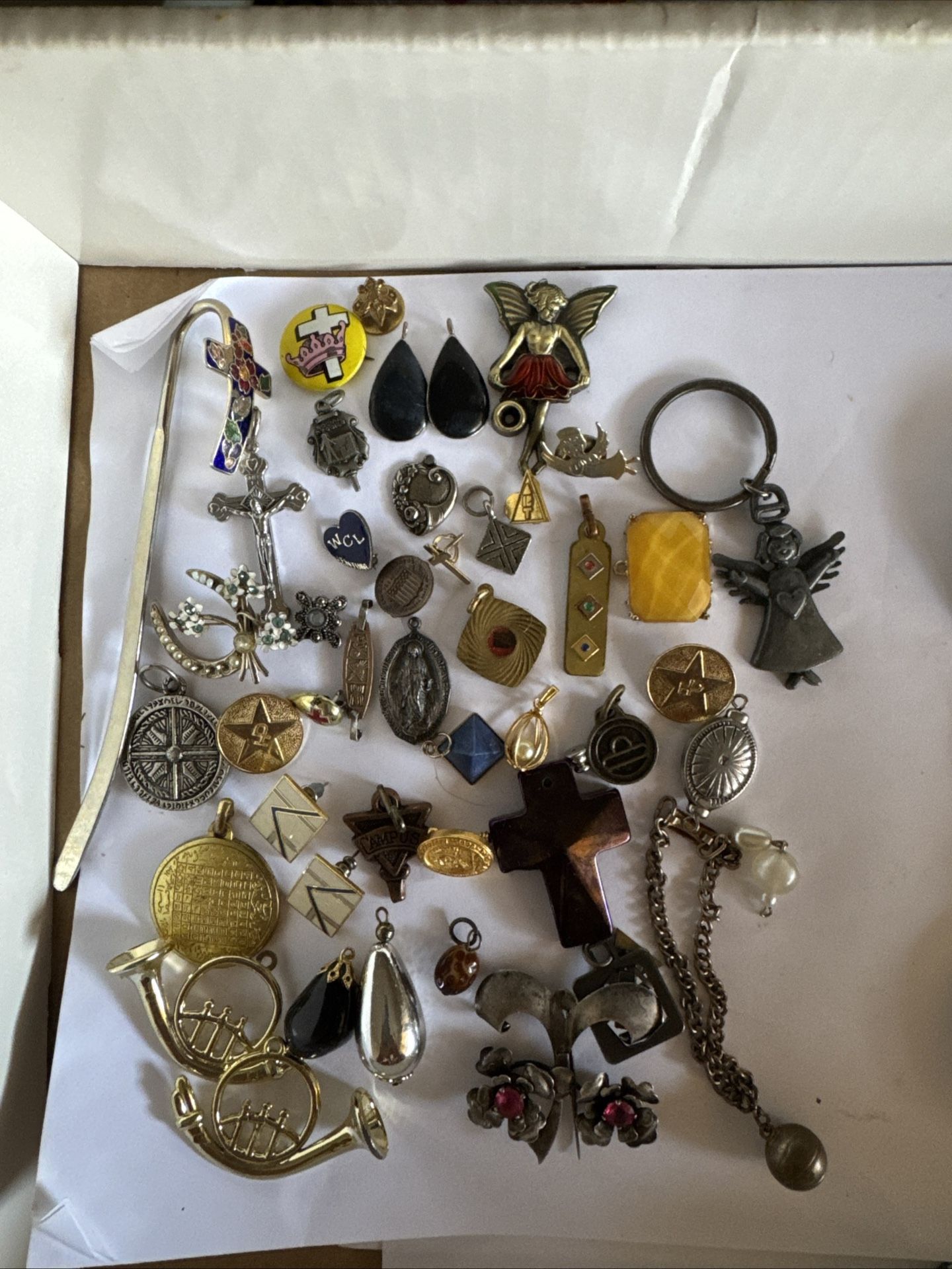 Lot Of Some Religious ,som Not Jewelry