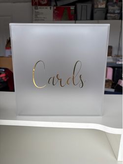 Acrylic Card Box