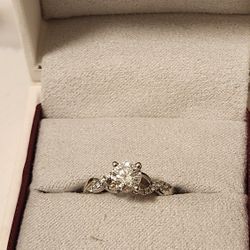 Shane Co. Infinity Engagement Ring in Platinum
