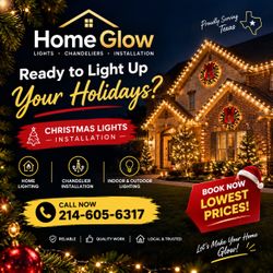 🎄 Make Your Home Glow This Holiday Season! ✨  Christmas & New Year lights installation at affordable prices. Book now for fast, professional service!