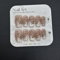 Press On Nails Size S Reusable Handmade