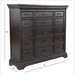 Dark Brown Large Dresser/Chest