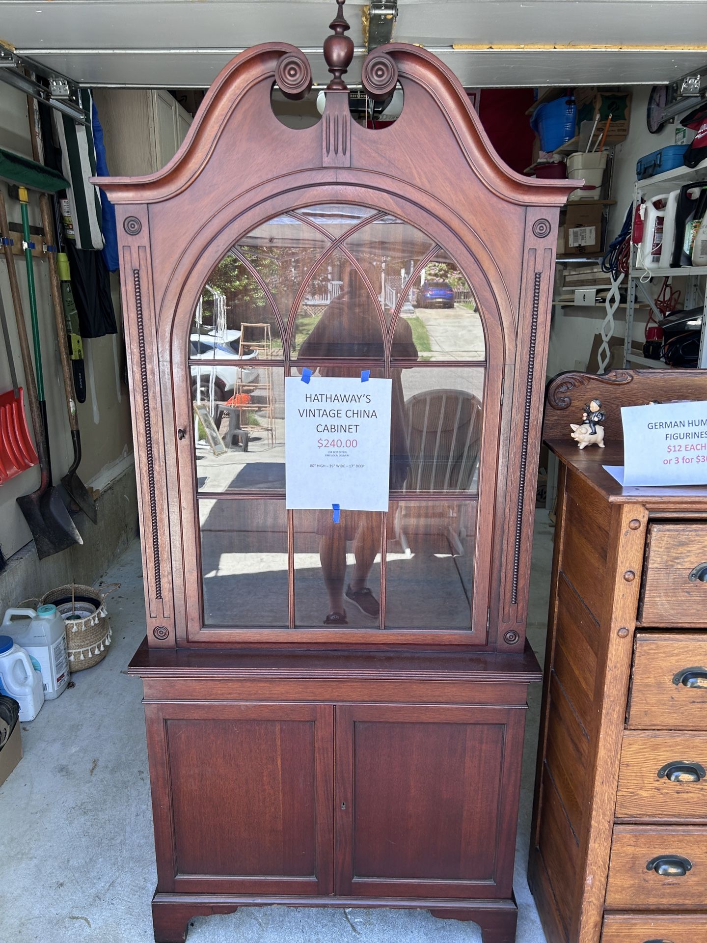 Vintage China cabinet - Price Reduced