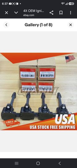 4X OEM Ignition Coil For Honda Accord Civic CRV Acura UF(contact info removed)B013 US NEW