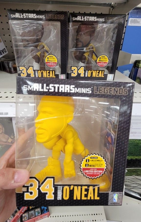 Small Star Minis Legends Yellow Variant RARE Shaquille O'Neal 34
