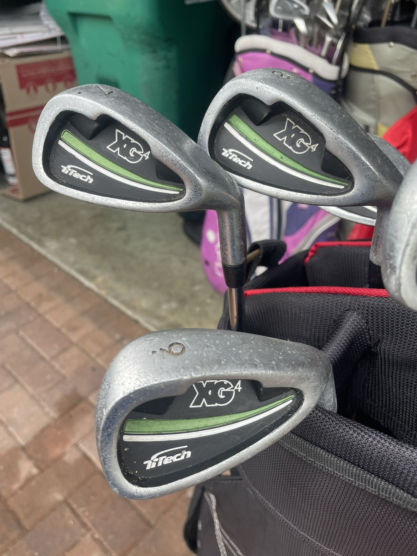 Golf bag Tourtek plus clubs 