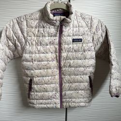 5T Patagonia Girls Down Sweater Jacket Play Condition