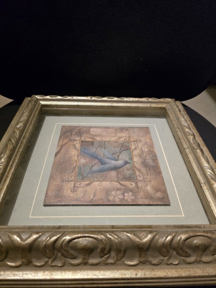 Framed Bird Artwork