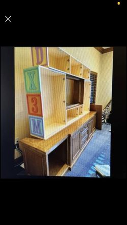 Kids Room Cabinet And Bench