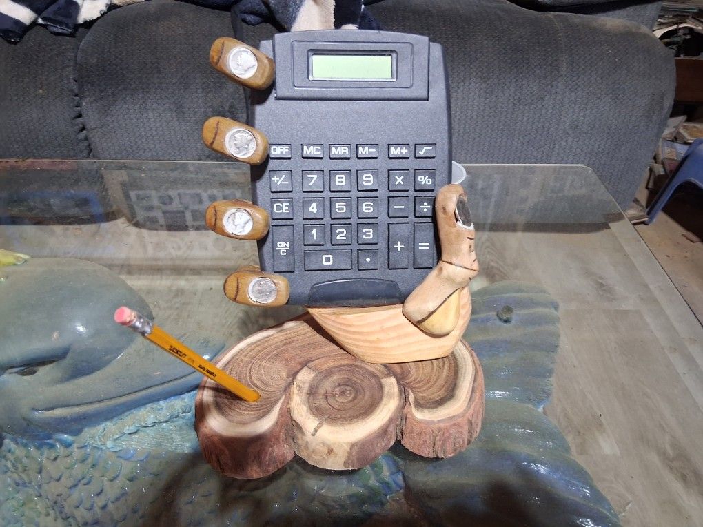 Hand Calculator Handmade $80