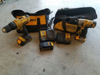 DeWalt drill and 3/8 impact combo.