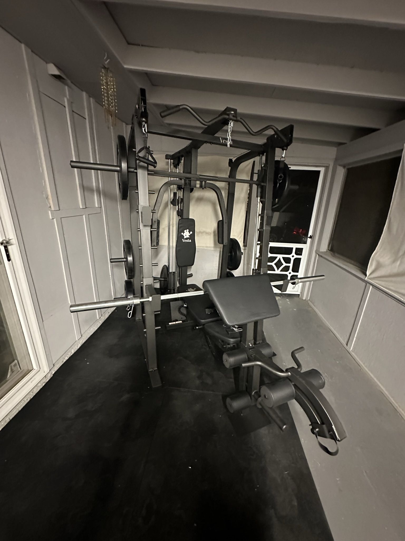 Vesta Fitness Smith Machine 2001 w/Bench Attachment 230lb...