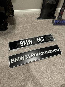 BMW EURO SHOWROOM PLATES
