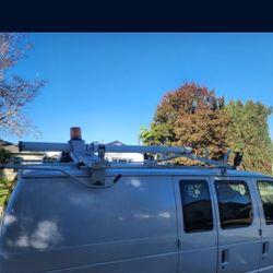 Van  Ladder  Rack  And Shelves