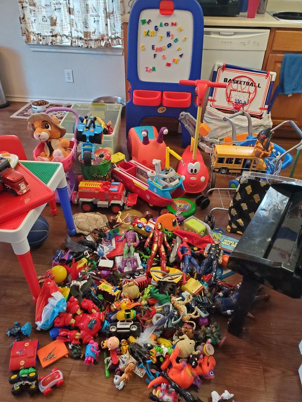 A lot toys. sold as a complete set. Will not separate.great condition ...