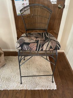 Pair Of Metal Barstools