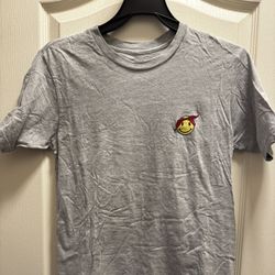 Small Cute Gray Smiley Face Tshirt 