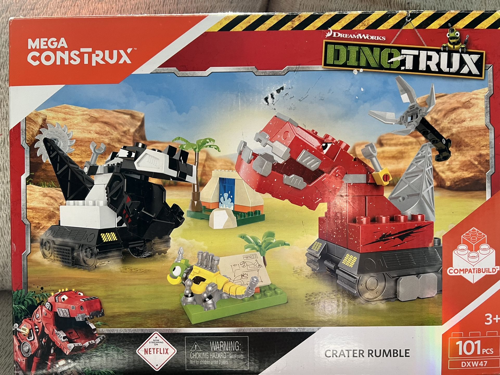 Mega Construx Dino Trux Crater Rumble
