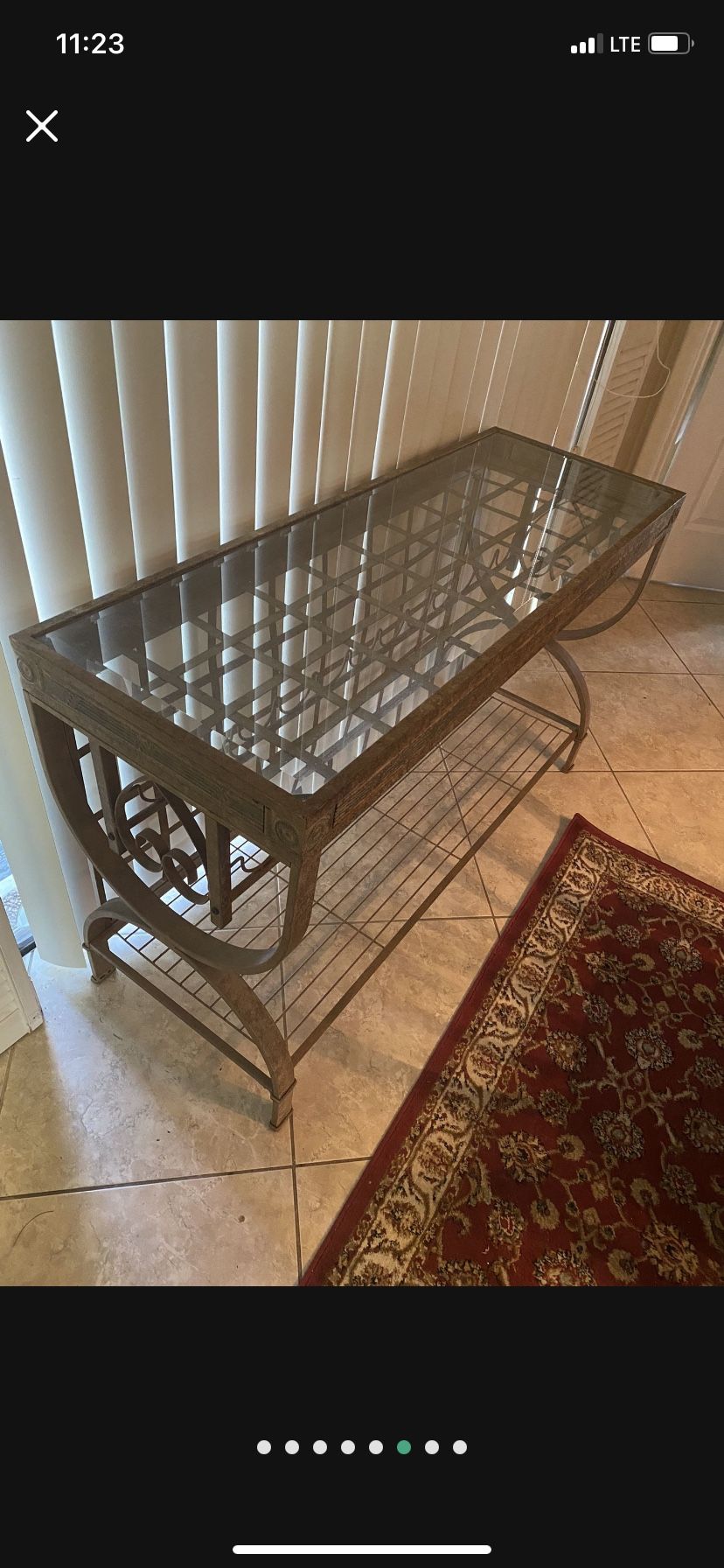 Sofa Table Wine Rack Or Console Table 