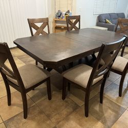 7 Piece Dining Table Expandable 