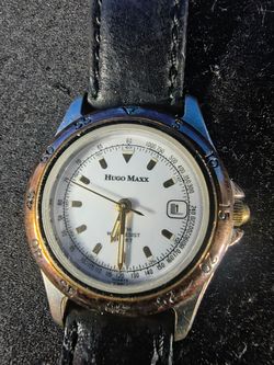 Vintage Hugo Maxx Ladies 18 K Gold Wristwatch