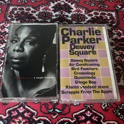 Jazz Cassette Tapes Nina Simone Charlie Parker