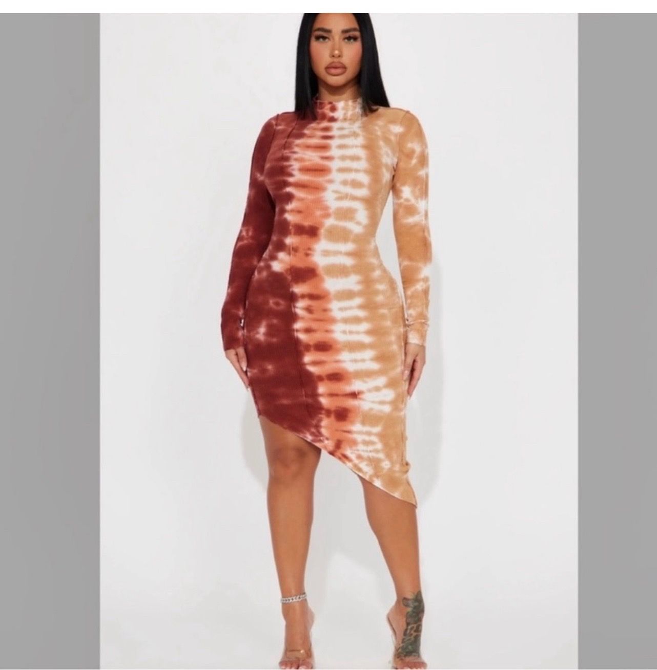 Large tie dye dress