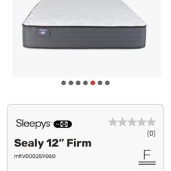 Sleepy’s by Sealy slumber firm king size mattress and adjustable base