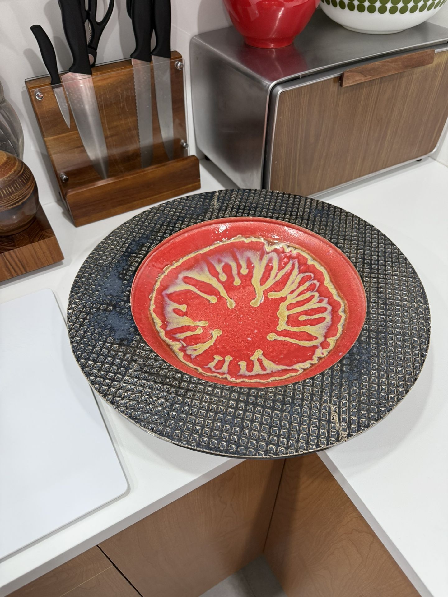 Vintage Extra Large Studio Pottery Centerpiece Bowl – Jaggi Signature