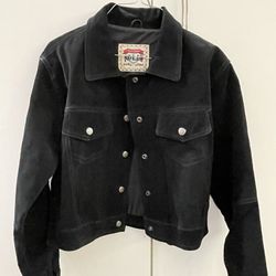 Large Black Denim Jacket
