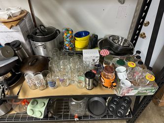Pots, Pans, Glassware