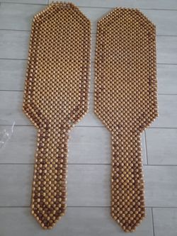 Wood Beaded Seat Massager