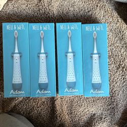 Four NELL&WELL Kids Electric Toothbrush