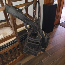 Work Bag Suspender Belt Full Leather100