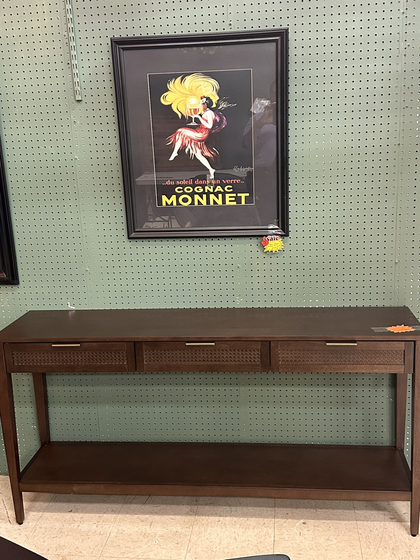 Console Table - East Bluff Console Table With Woven Drawer Detail