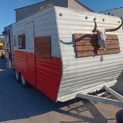 1986 SPORTSMAN RV RUSTIC TEXAS EDITION BLUE TITLE IN HAND