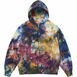 Supreme Overdyed Small Box Zip Up Hooded Sweatshirt Multicolor (SS24)